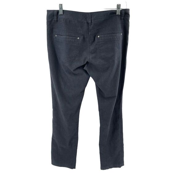 H & M straight leg light black dark grey gray denim jeans 12 EUC - Picture 6 of 13